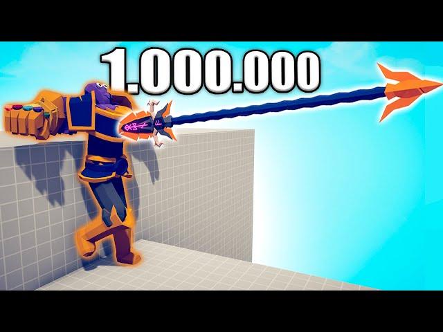 1.000.000 DAMAGE GUNGNIR vs BOSS UNITS - TABS | Totally Accurate Battle Simulator 2024