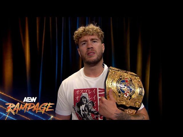 AEW International Champ Will Ospreay w/ final words for PAC before AEW All Out! | 9/6/24 AEW Rampage