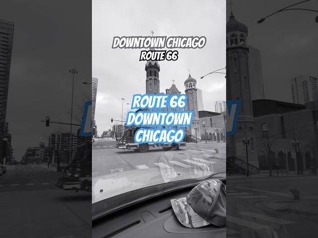 Route 66, downtown Chicago #route66 #chicago #motherroad #roadtrip #dog #adventure #travel #love