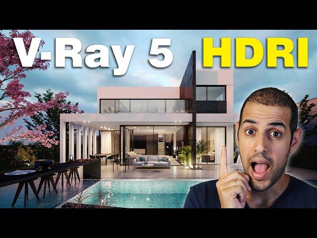 Vray HDRI - How to add Hdri lighting in Vray 5 for 3ds max.
