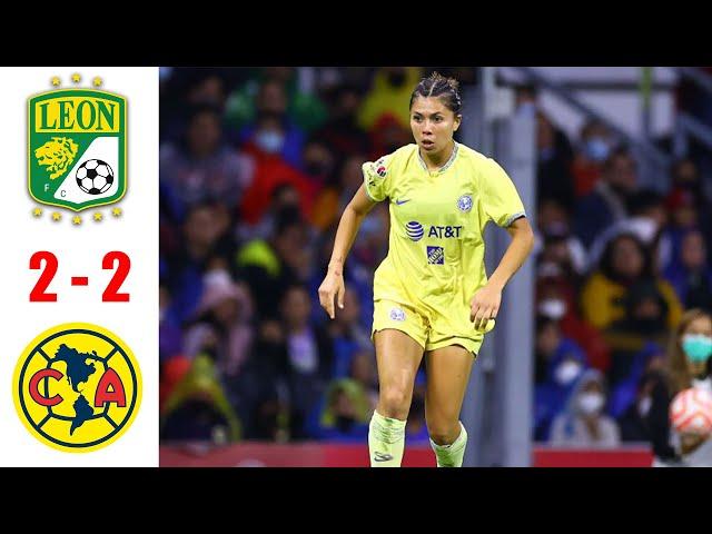 León vs América 2-2 Resumen Y Goles | Liga MX Femenil 2022 HD