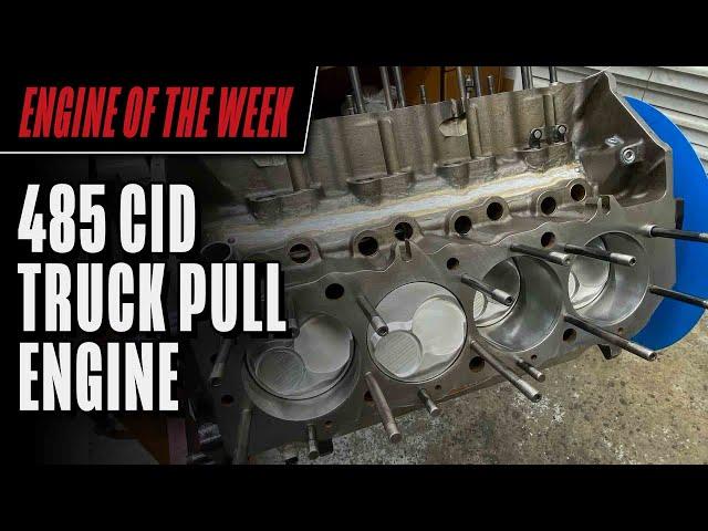 Competition Automotive Machine's 485 cid Truck Pull Engine