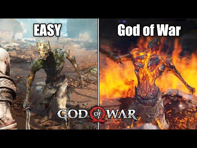 God of War - EASY vs. God of War Difficulty