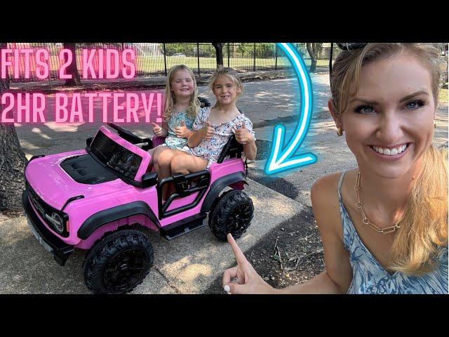 ENYOPRO 24V 2 Seater Ride On Car Review | Licensed Ford Bronco Raptor Electric Car for Kids