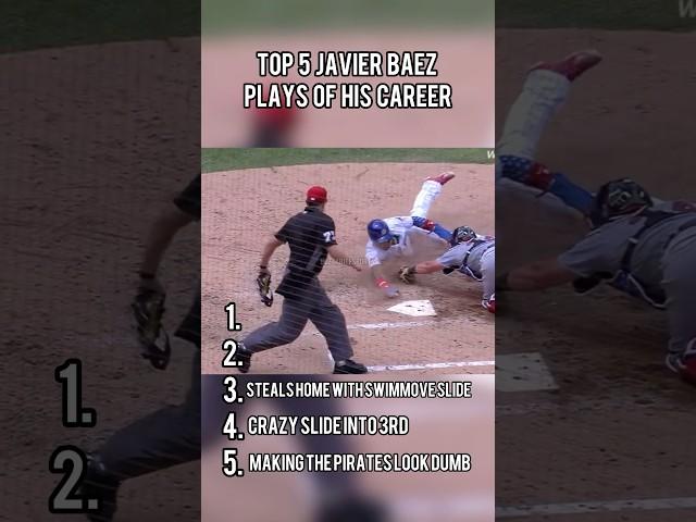 Top 5 JAVIER BAEZ PLAYS of his career!