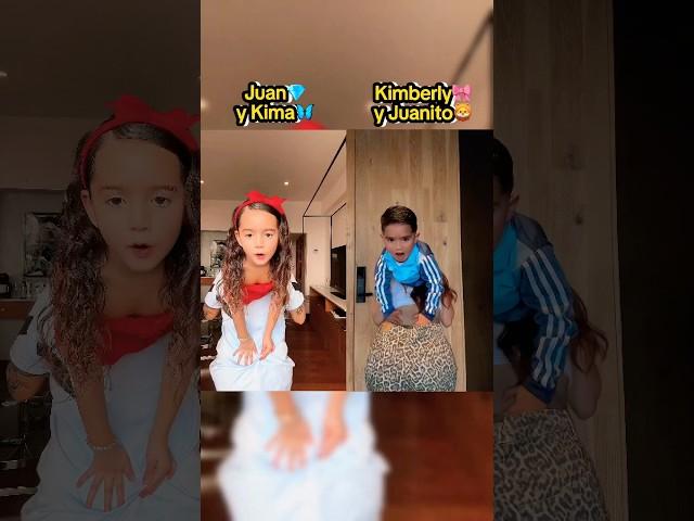 KIMA JUANITO KIM Y JUAN HACIENDO EL MISMO VIDEO ️ | #jukilop #shorts #kimberlyloaiza