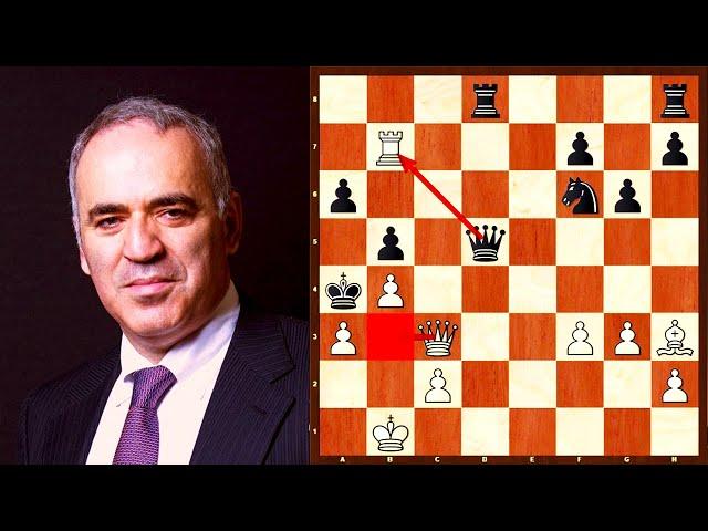 أشرس هجوم في تاريخ الشطرنج | كاسباروف ضد توبالوف