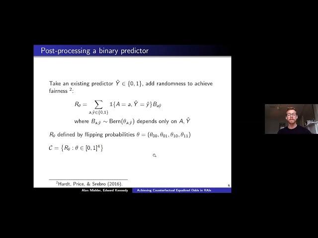 Alan Mishler: Achieving Counterfactual Equalized Odds in Risk Assessments