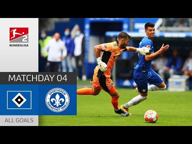 4 Goals In A Half | Hamburger SV - Darmstadt 98 2-2 | All Goals | Matchday 4 – Bundesliga 2- 2021/22