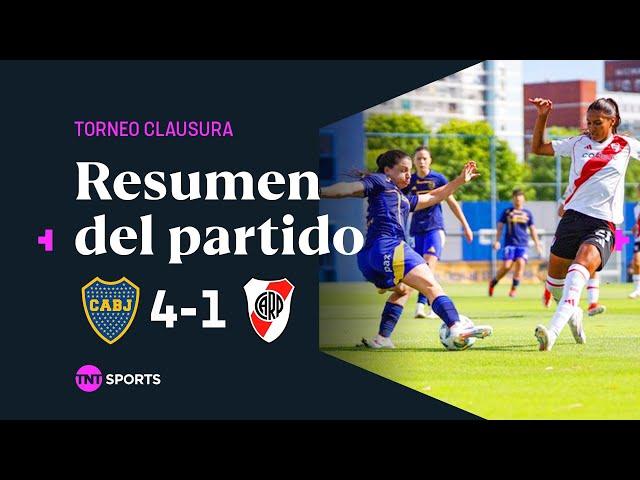 BOCA GOLEÓ a RIVER y se quedó con el SUPERCLÁSICO  | #Boca 4-1 #River | Resumen