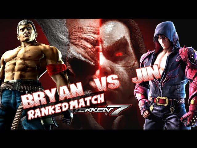 (TK JET FURY) BRYAN vs JiN Tekken 7 Ranked Match...