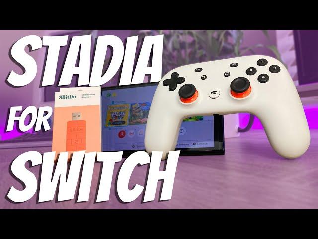 Stadia controller on Nintendo switch