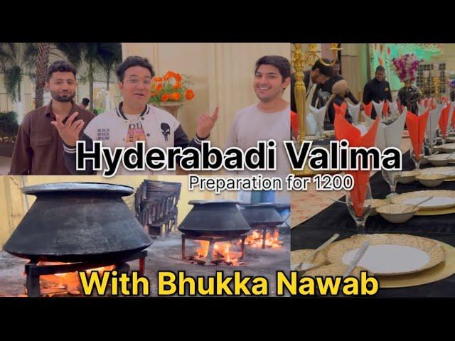 Hyderabad ki Dawat ka Khaana | With Bhukka Nawab | Hyderabad’s Royal Valima preparation.