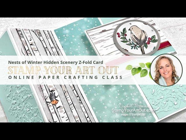 Nests of Winter Hidden Scenery Z-Fold Card