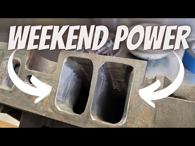 HOW TO EASILY PORT MATCH CYLINDER HEADS AT HOME: Square Body Chevy Build