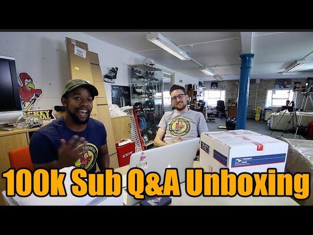 100k Subscriber Q&A plus mystery unboxing with Hockey Tutorial