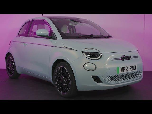 All-Electric Fiat 500 Digital Handover - EV Gear Selector & Handbrake