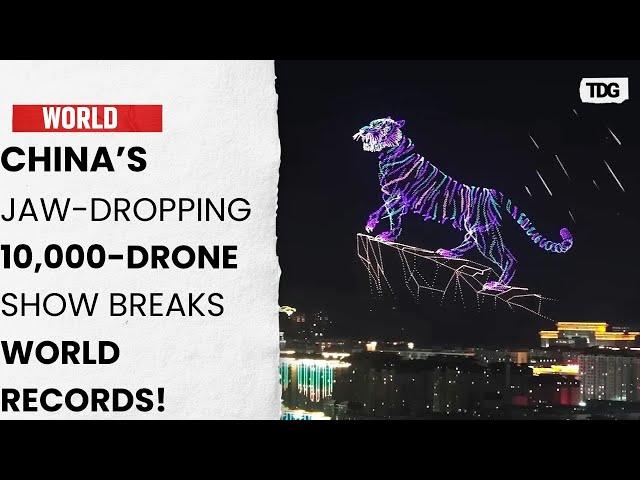 China Sets Two World Records with Spectacular 10,197-Drone Show Over Shenzhen Bay!