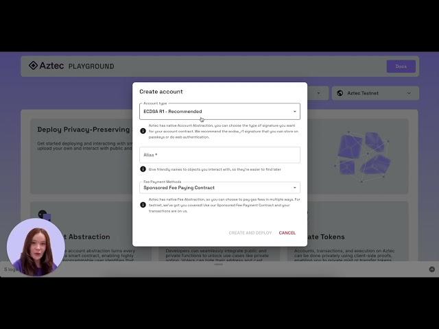 Aztec Playground 2 Minute Demo x Aztec Public Testnet Launch