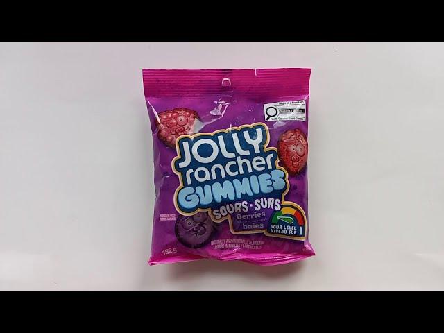 Jolly Rancher Gummies Sours Berries Review