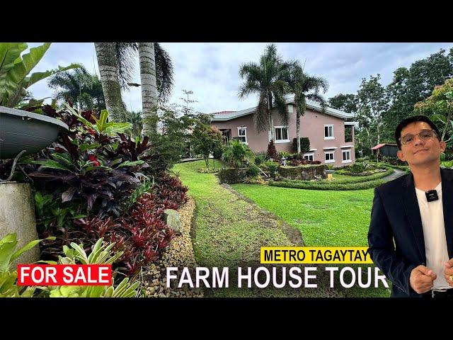 Massive FarmHouse Metro Tagaytay | Huge House on TOP of the Mountain | FarmHouse Tour C60