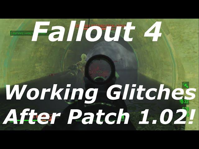 Fallout 4 Working Glitches AFTER PATCH 1.2! Infinite Items, XP & Caps Glitches! (Fallout 4 Glitches)
