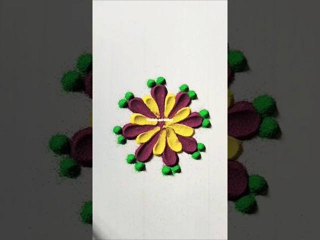 Very Simple Daily Rangoli design Varsha's Art Gallery #shorts #shortvideo #viralvideo