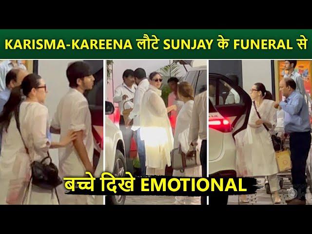 Karisma, Kareena, And Saif Return After Attending Sunjay Kapur's Last Rites