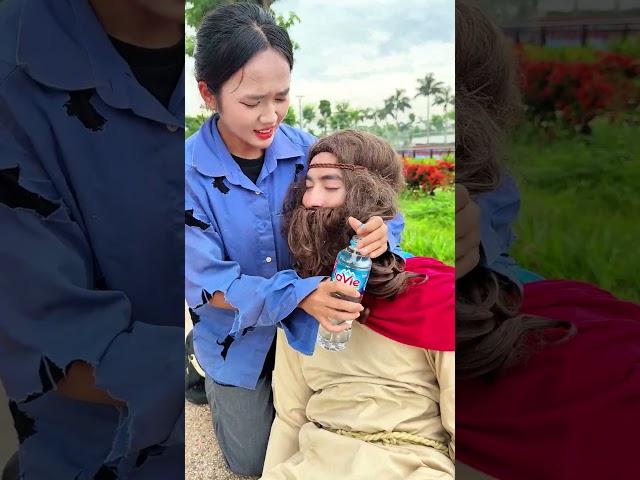 Jesus Brings a Miracle to a Poor Girl  #Jesus #Christ #FaithfulSteps