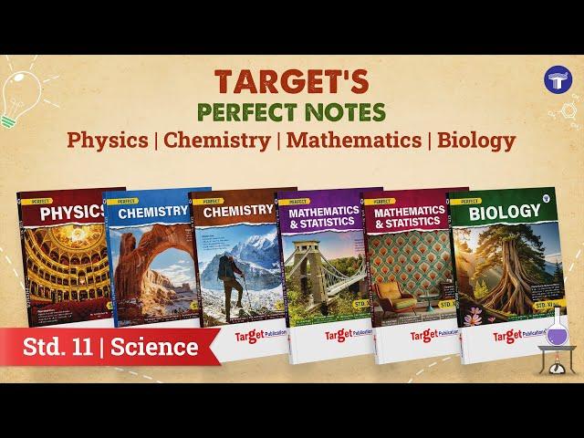 Std. 11 Perfect Physics, Chemistry & Mathematics & Biology | Target Publications