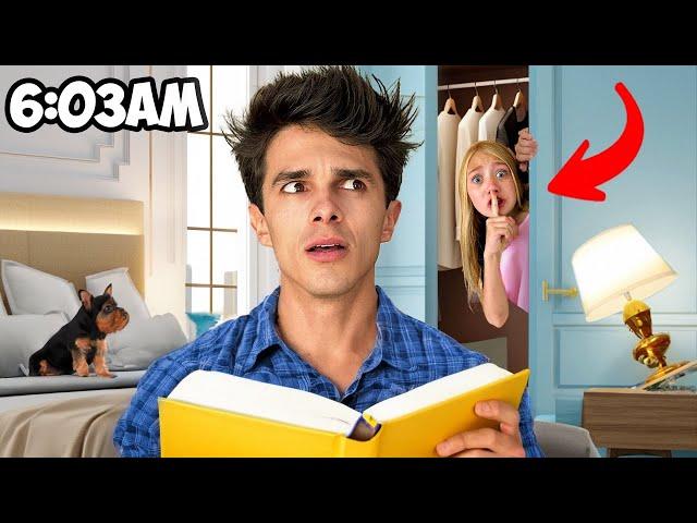 My Daughter Sneaks Inside Brent Rivera's House... *BAD IDEA*