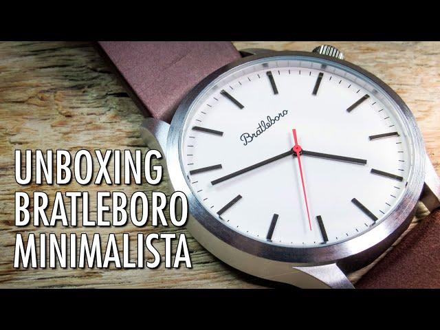 Unboxing Bratleboro Yellowstone B01YS03 Reloj Minimalista de Cuarzo en Español