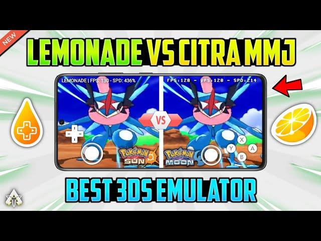  LEMONADE 3DS EMULATOR VS CITRA MMJ ANDROID | BEST 3DS EMULATOR IN 2024