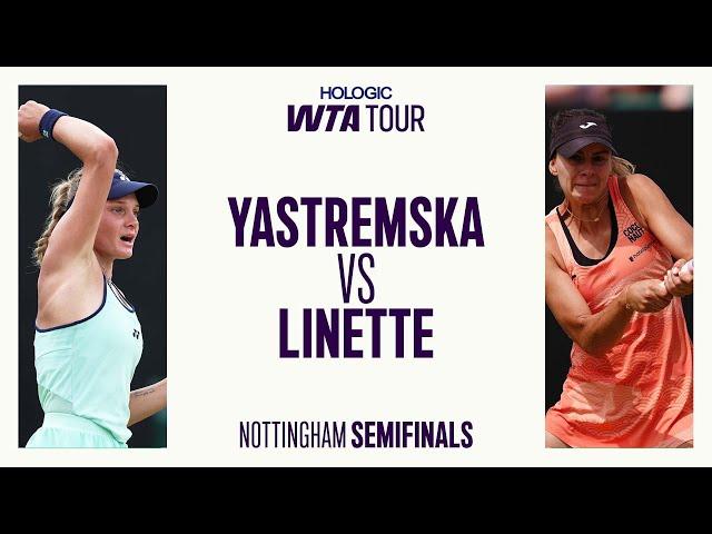 Dayana Yastremska Vs. Magda Linette | Nottingham Semifinal 2025 | WTA Match Highlights