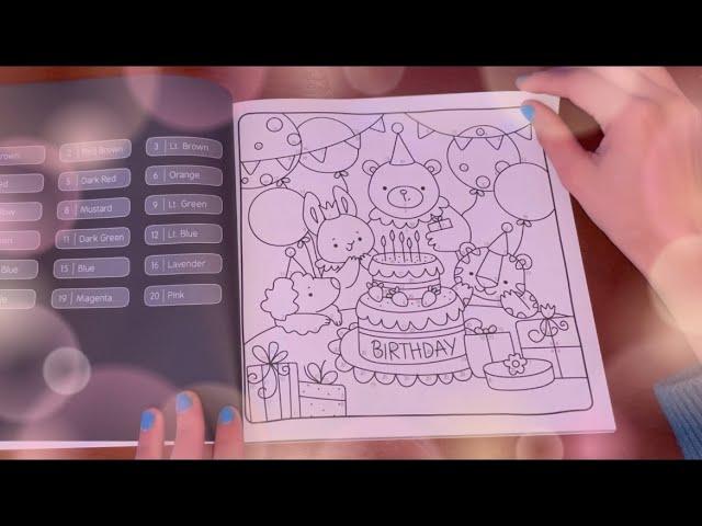 Forest Friends Coloring Book flip Through