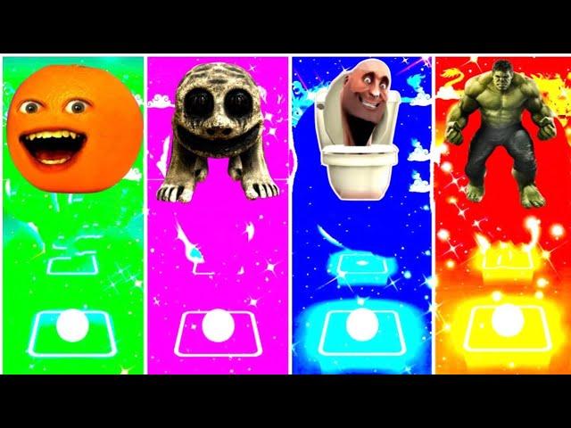 Annoying Orange  Zoonomaly Coffin  Skibidi Toilet  Hulk  Who is Best?