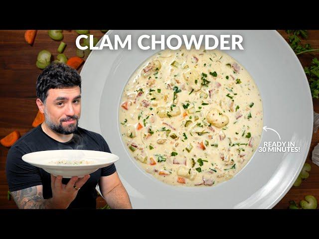 The Easiest Clam Chowder Recipe You'll Ever Make!