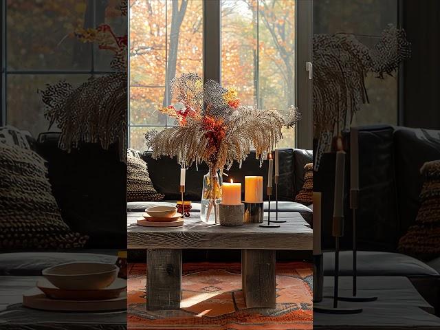 Cozy Fall Family Room: Modern Furniture Ideas for Your Home #home #design