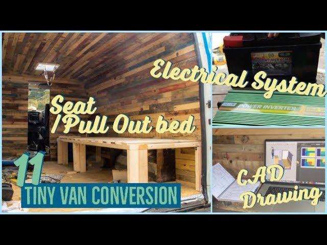 Building A Seat/Pullout Bed For Vanlife, Tiny Van Conversion #11