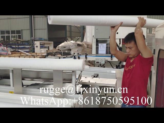 Automatic double decks toilet paper machine production line