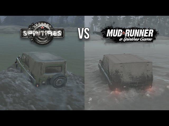 Spintires vs Mudrunner | The comparison