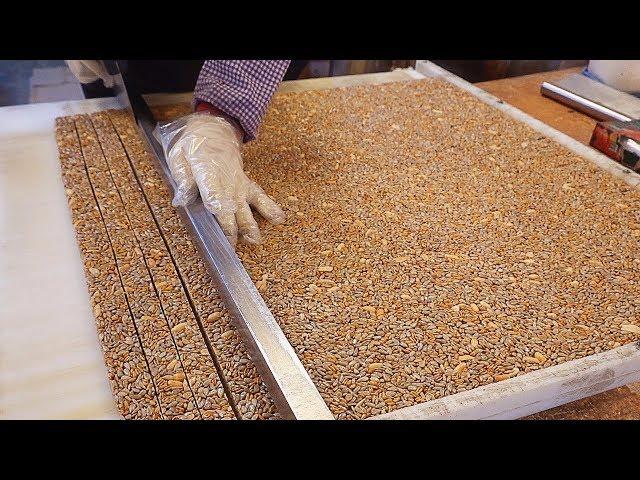 Sweet Seed Snacks (Gangjeong) - Korean Street Food / 씨앗강정