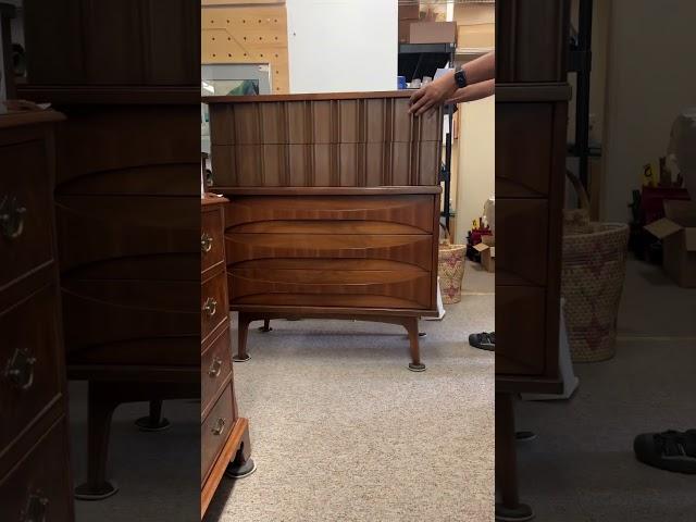 Big Whale Consignment #seattle #vintageshop getting dresser ready for delivery