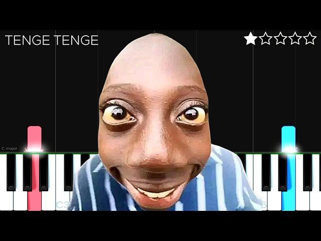 TENGE TENGE MEME SONG | EASY Piano Tutorial