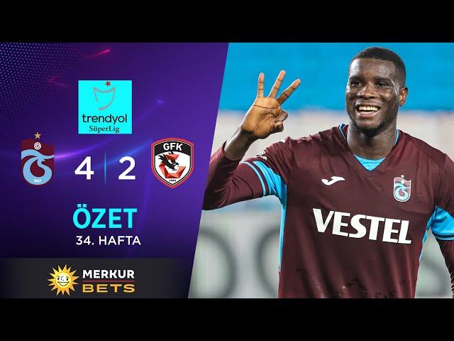 MERKUR BETS | Trabzonspor (4-2) Gaziantep FK - Highlights/Özet | Trendyol Süper Lig - 2023/24