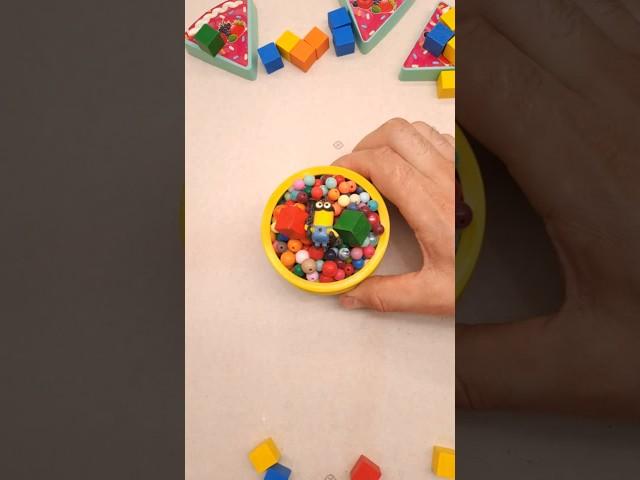 🟡MAGICAL COLORED BEADS Reverse ASMR Experience#asmr #oddly #reverse #visual #relax #beads