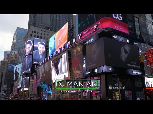 DJ MANIAK - TECHNO MIX april 2020