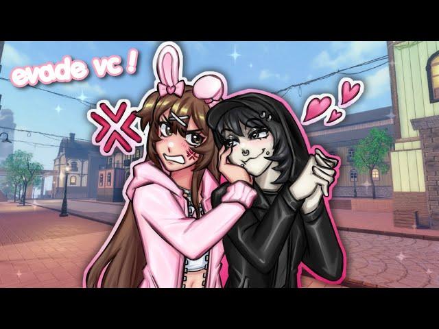 WHY IS EVADE SO FREAKY ?! | Roblox VC Funny Moments !