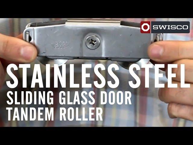 SWISCO Stainless Steel Sliding Glass Door Tandem Roller, 81-149