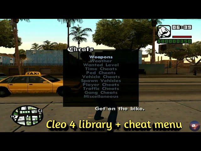 How to download and install cleo 4 library+cheat menu for GTA San Andreas || LetItTechz